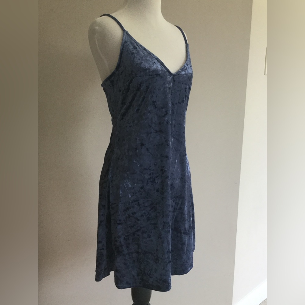 Blue tank stretch cocktail dress, Forever 21, Large